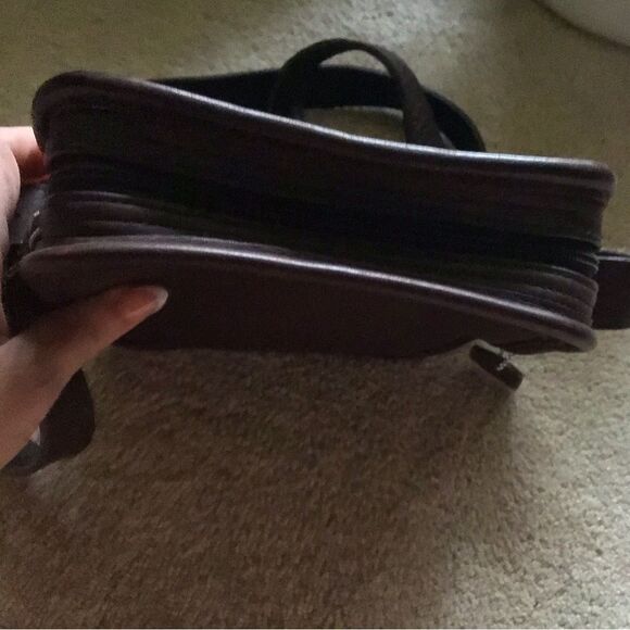 Vintage Rare Coach Unisex Double Zip Camera Brown Bag - Picture 7 of 8